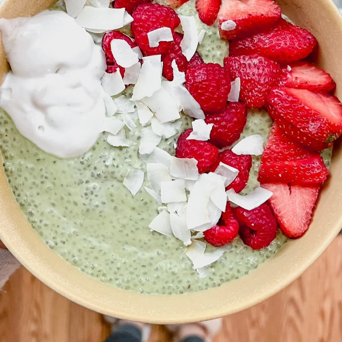 Matcha Chia Seed Pudding
