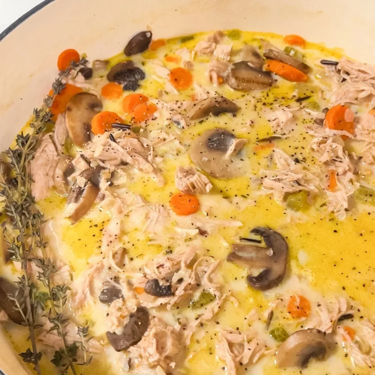 Creamy Chicken and Wild Rice Soup