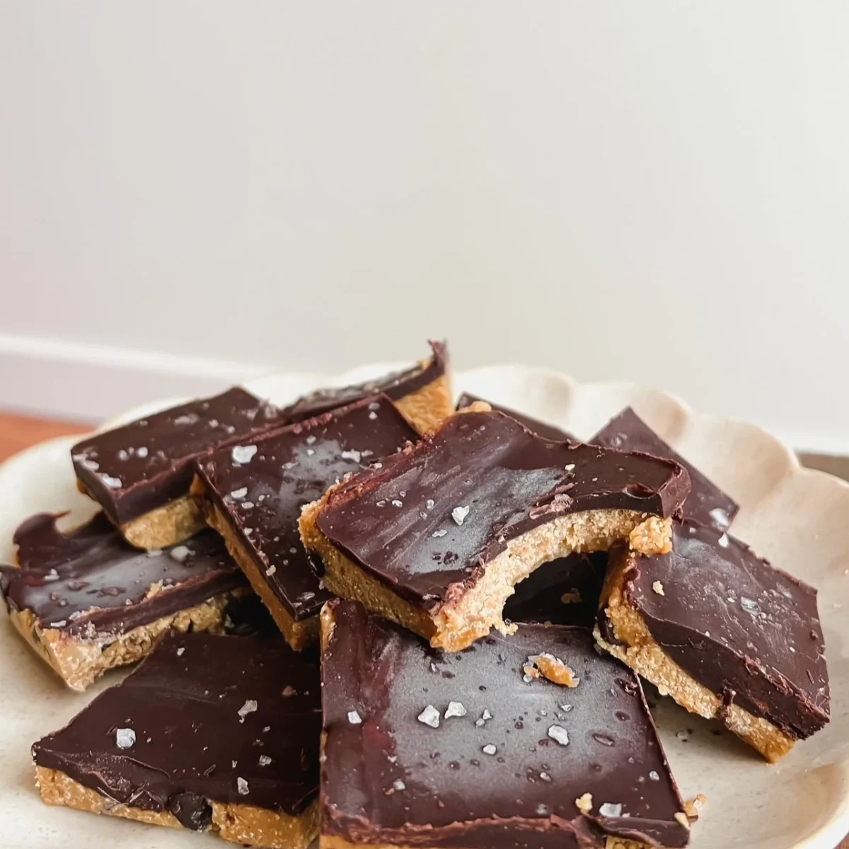Chocolate Peanut Butter Cookie Dough Bars