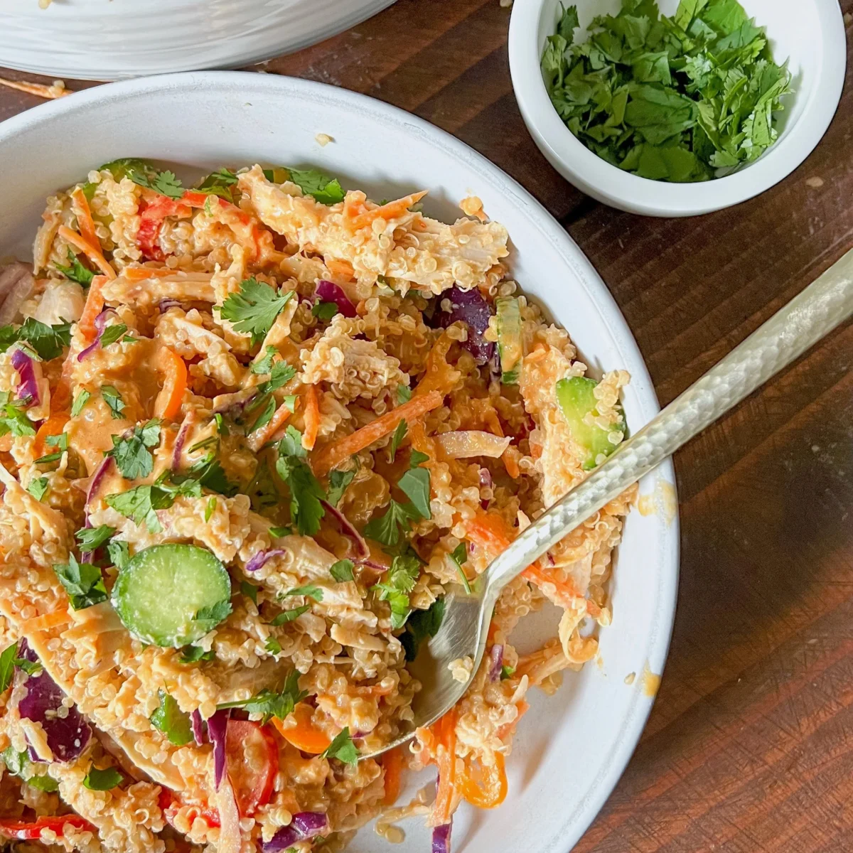 Thai Peanut Quinoa Salad