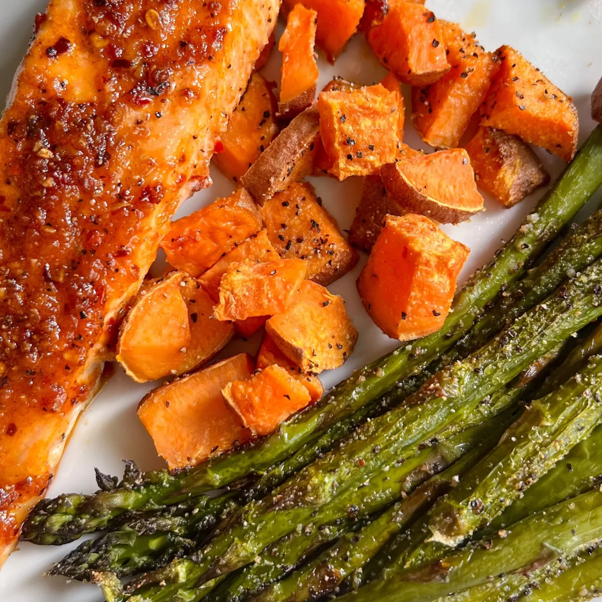 Sheet Pan Hot Honey Salmon