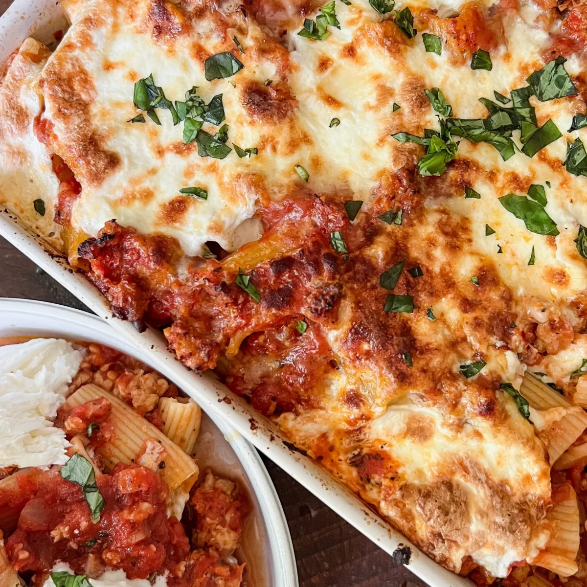 Burrata Baked Ziti