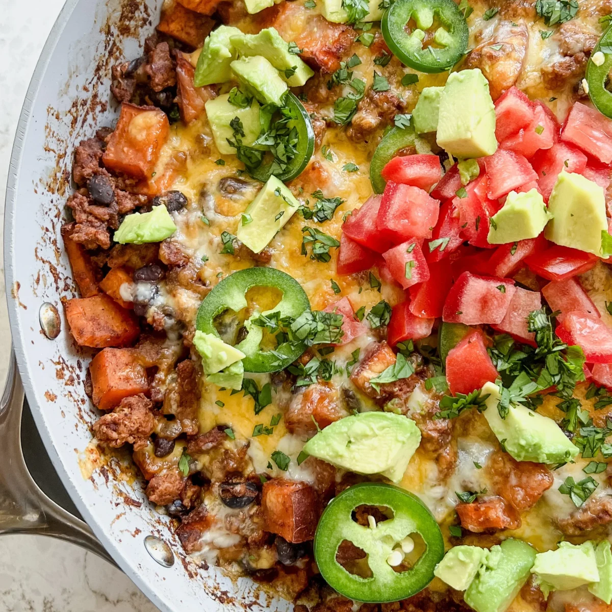 Ground Turkey Enchilada Skillet