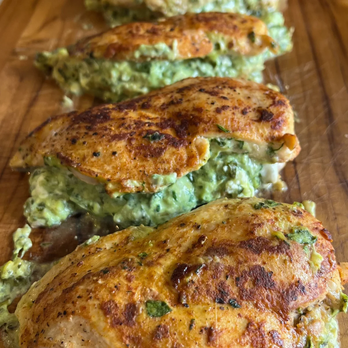 Spinach Artichoke Stuffed Chicken