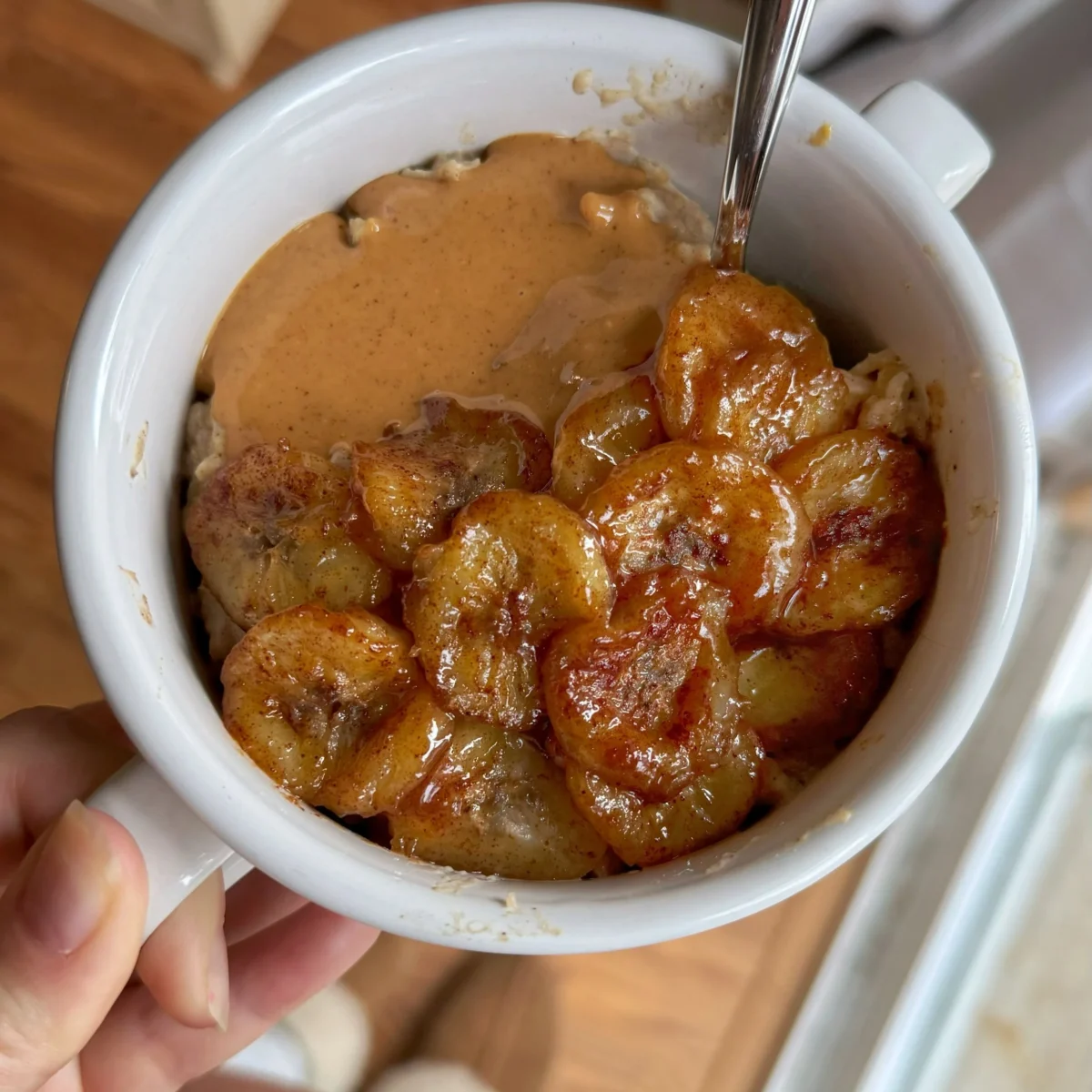 Caramelized Banana Protein Oatmeal