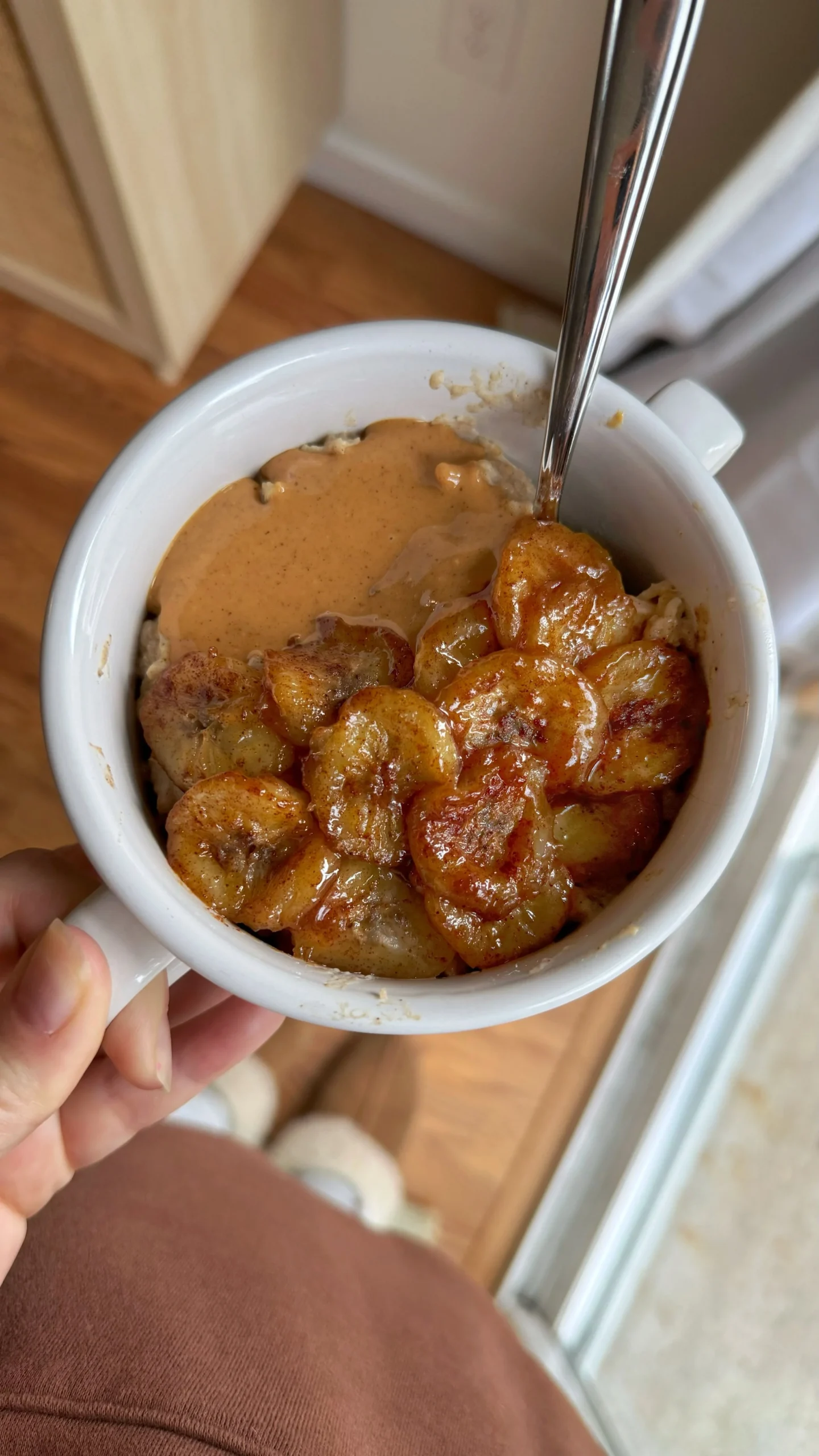 Caramelized Banana Protein Oatmeal