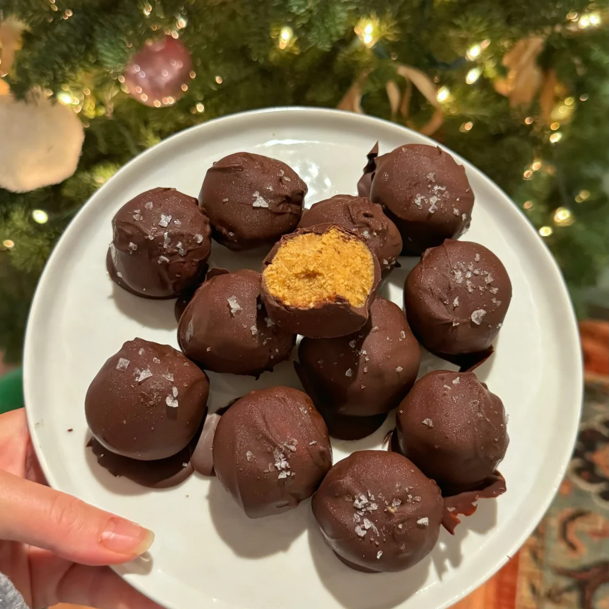 “Healthier” Peanut Butter Bon Bons