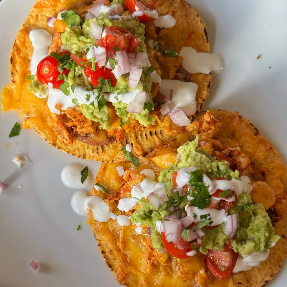 Sheet Pan Chicken Tostadas
