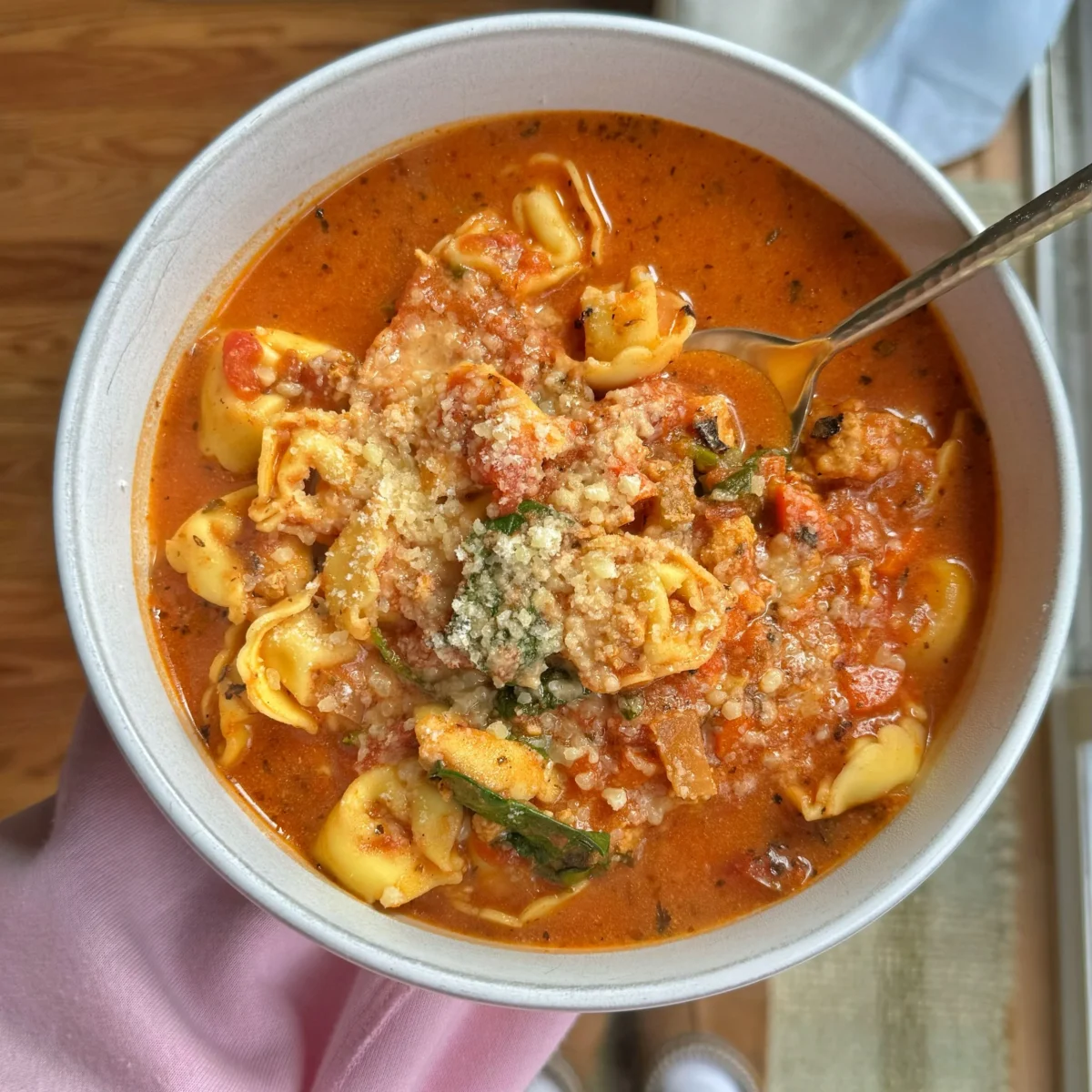 Creamy Tortellini Soup