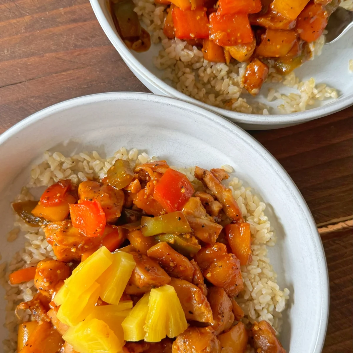 Pineapple Chicken Bowls
