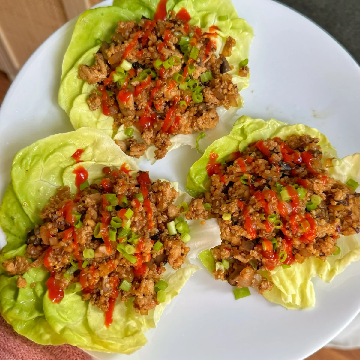 Teriyaki Chicken Lettuce Wraps