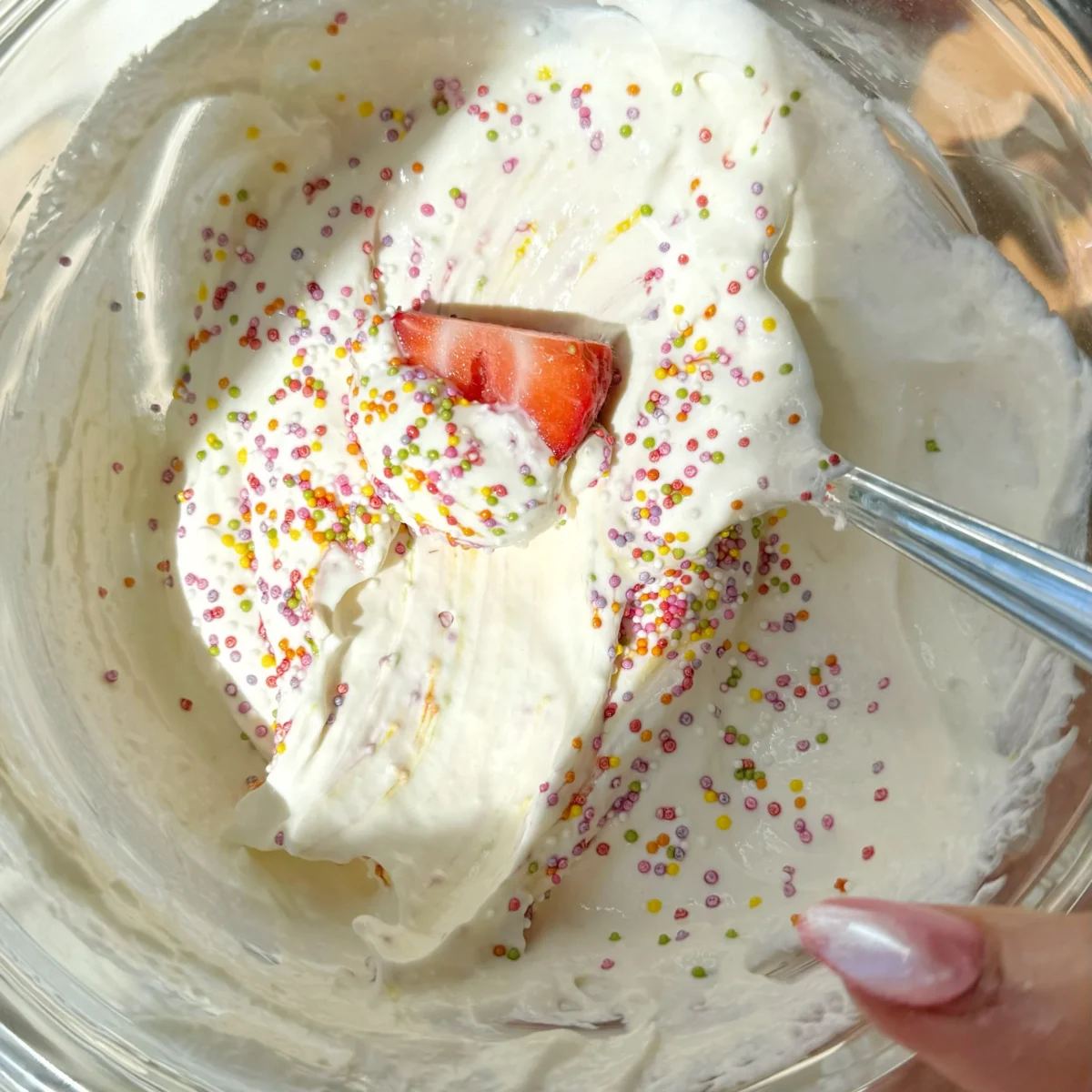 High Protein Birthday Cake Dip