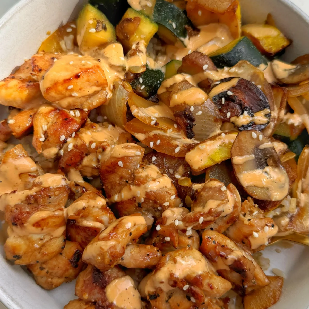 Hibachi Chicken Bowls