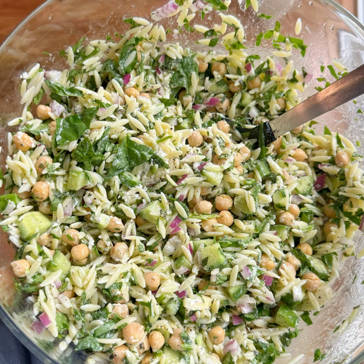 Lemon Orzo Salad