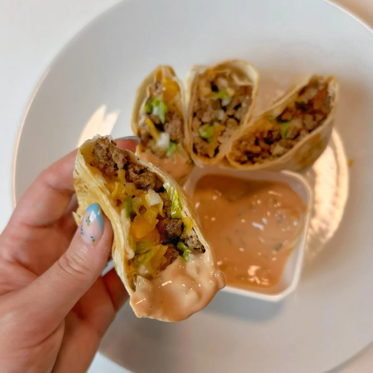 Big Mac Cheeseburger Wraps