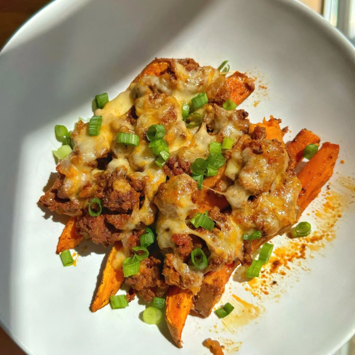 Loaded Sweet Potato Fries