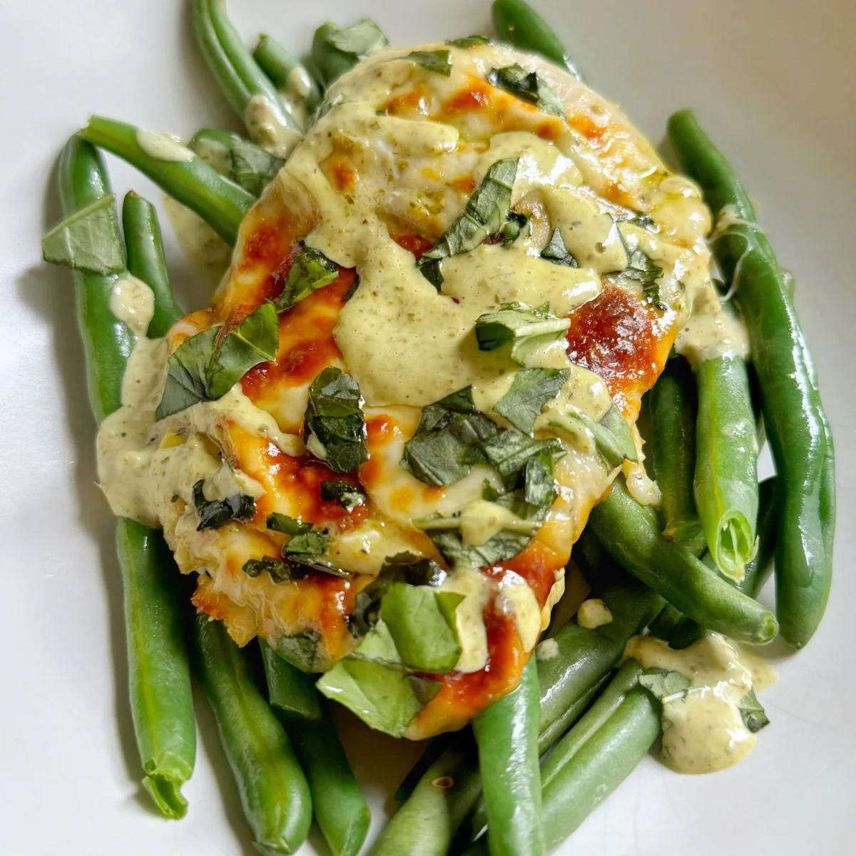 Pesto Aioli Chicken Bake
