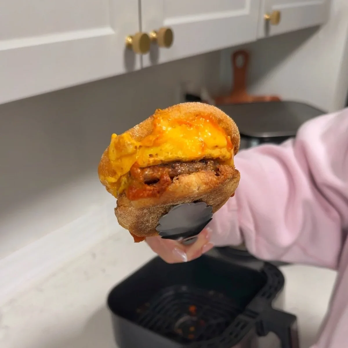 Sausage Egg and Cheese Breakfast Sandwiches