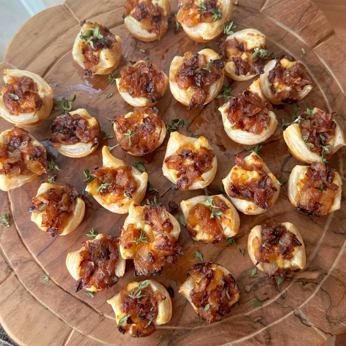 Copycat Trader Joe’s Caramelized Onion and Feta Pastry Bites