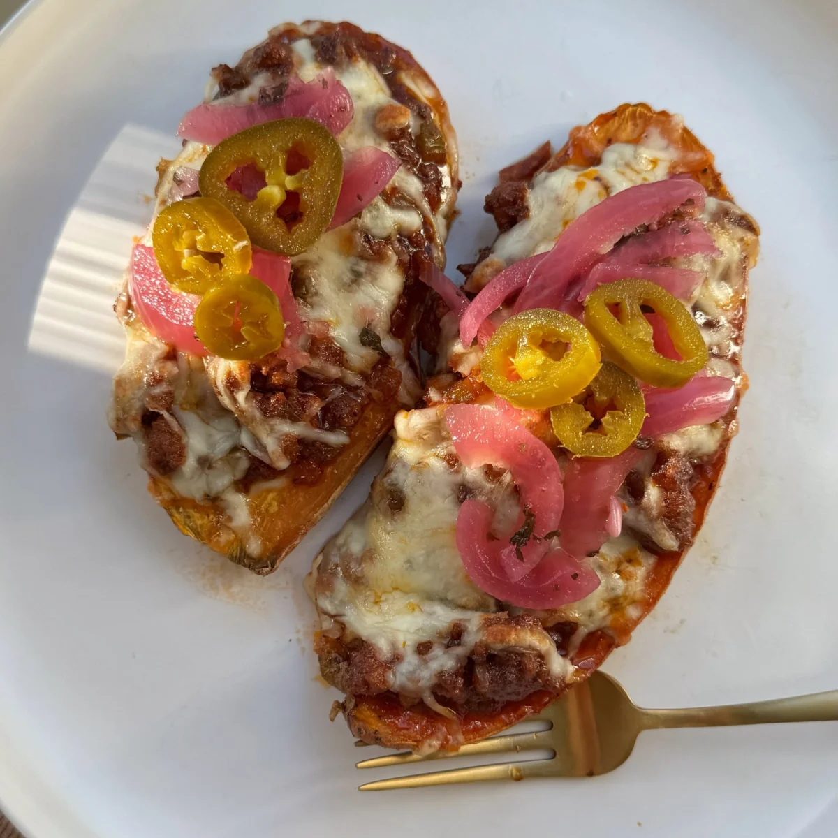 Sloppy Joe Sweet Potato Boats