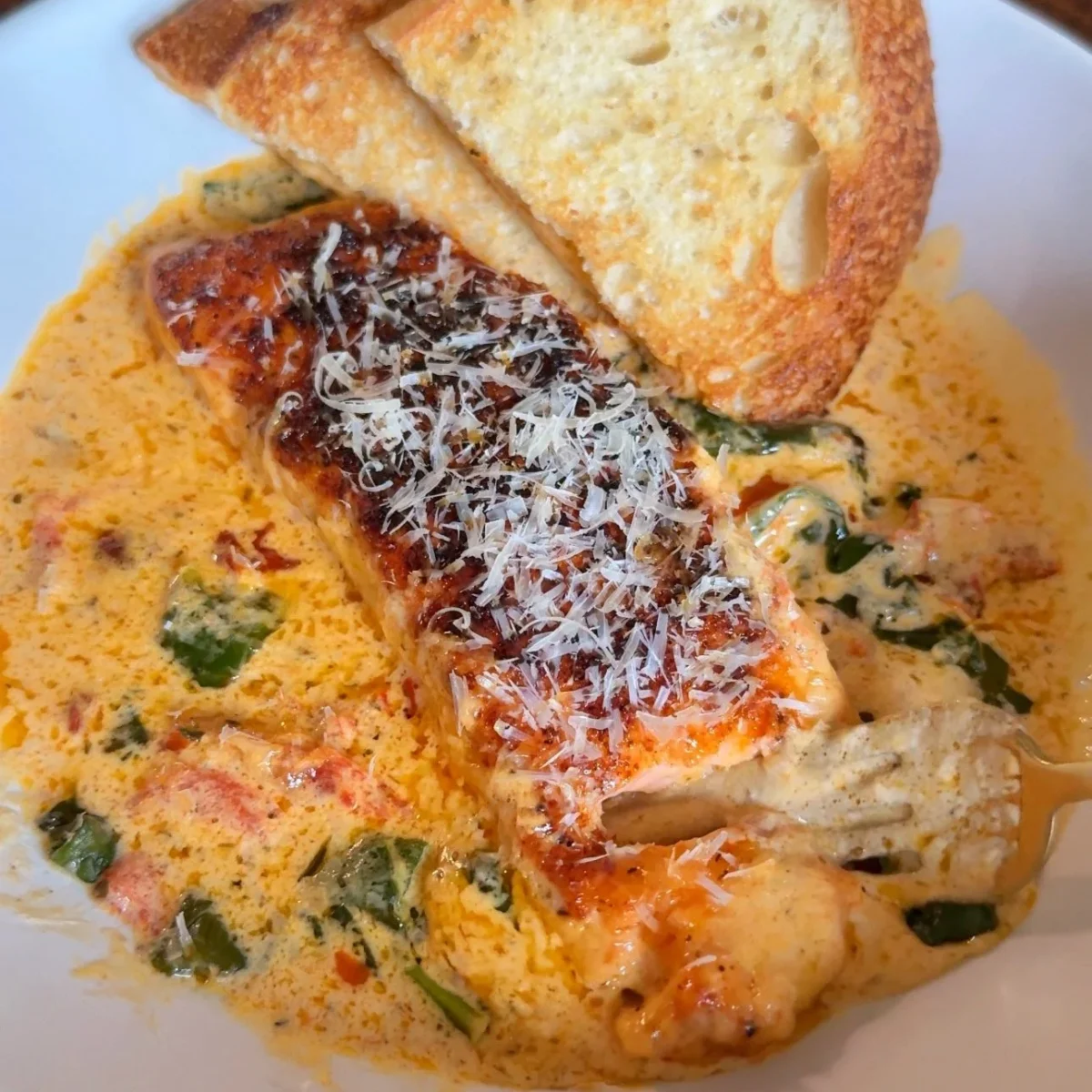Creamy Tuscan Salmon