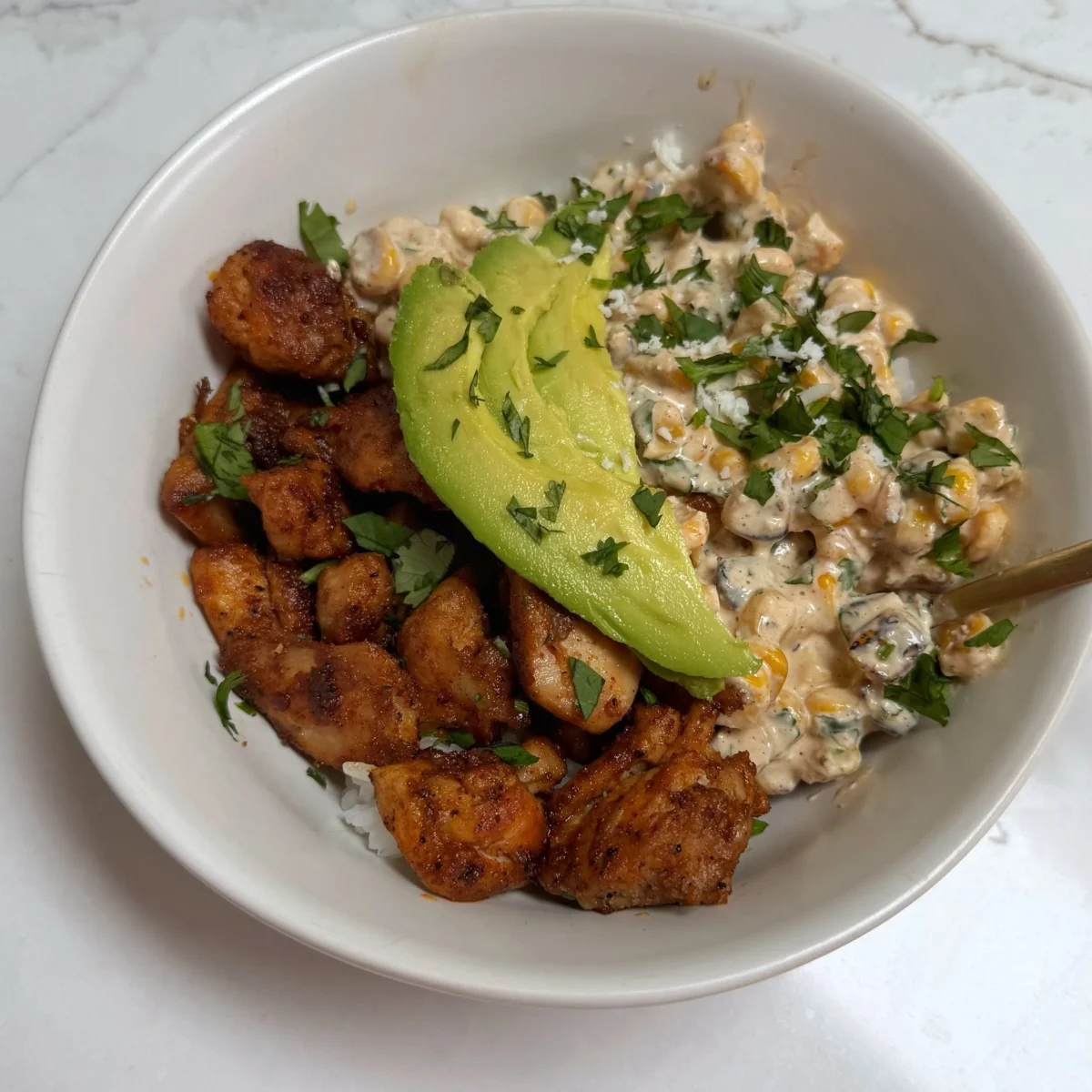 Street Corn Chicken Bowls