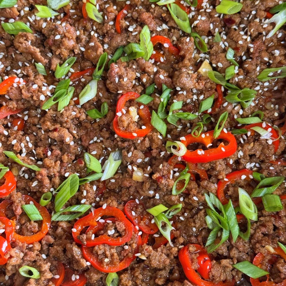 Firecracker Ground Beef Bowls