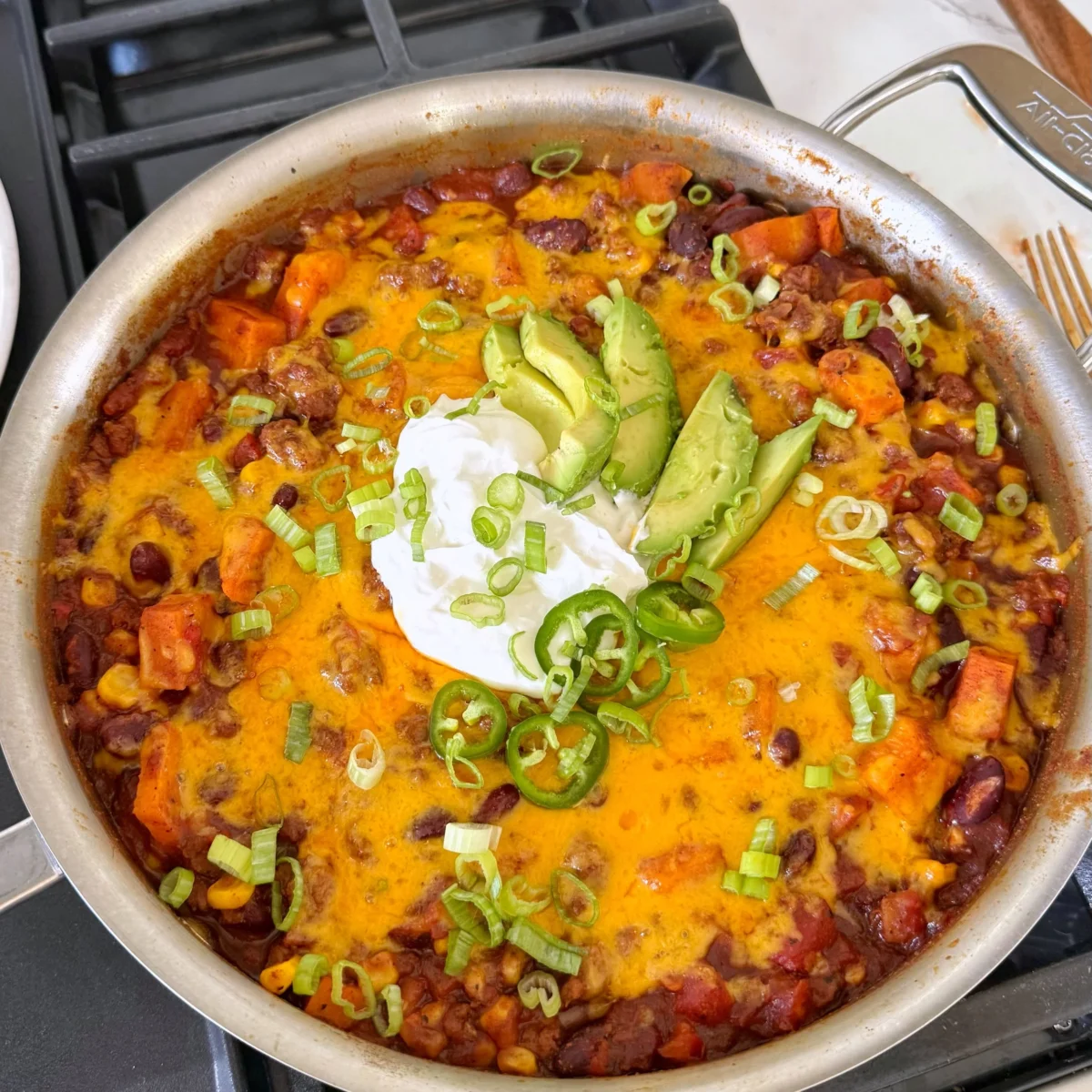 Sweet Potato Chili Skillet