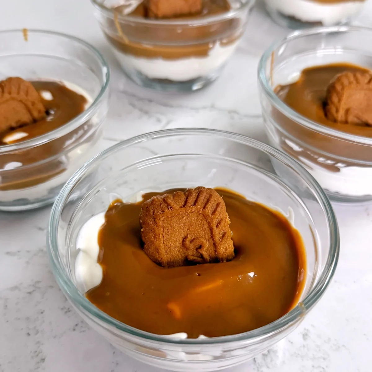 High Protein Biscoff Cheesecake Cups