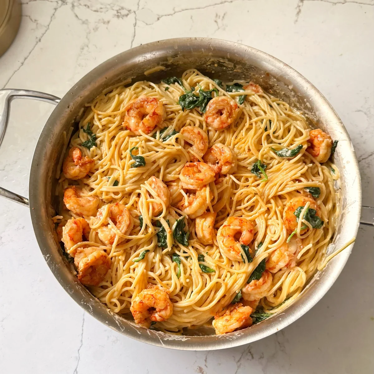 Creamy Boursin and Shrimp Pasta