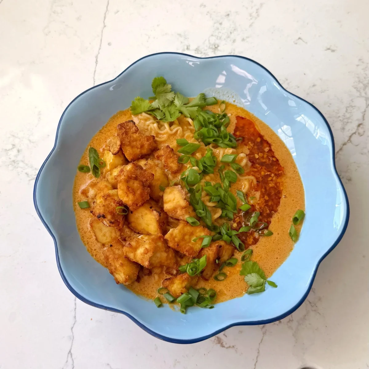 Creamy Peanut Tofu Ramen