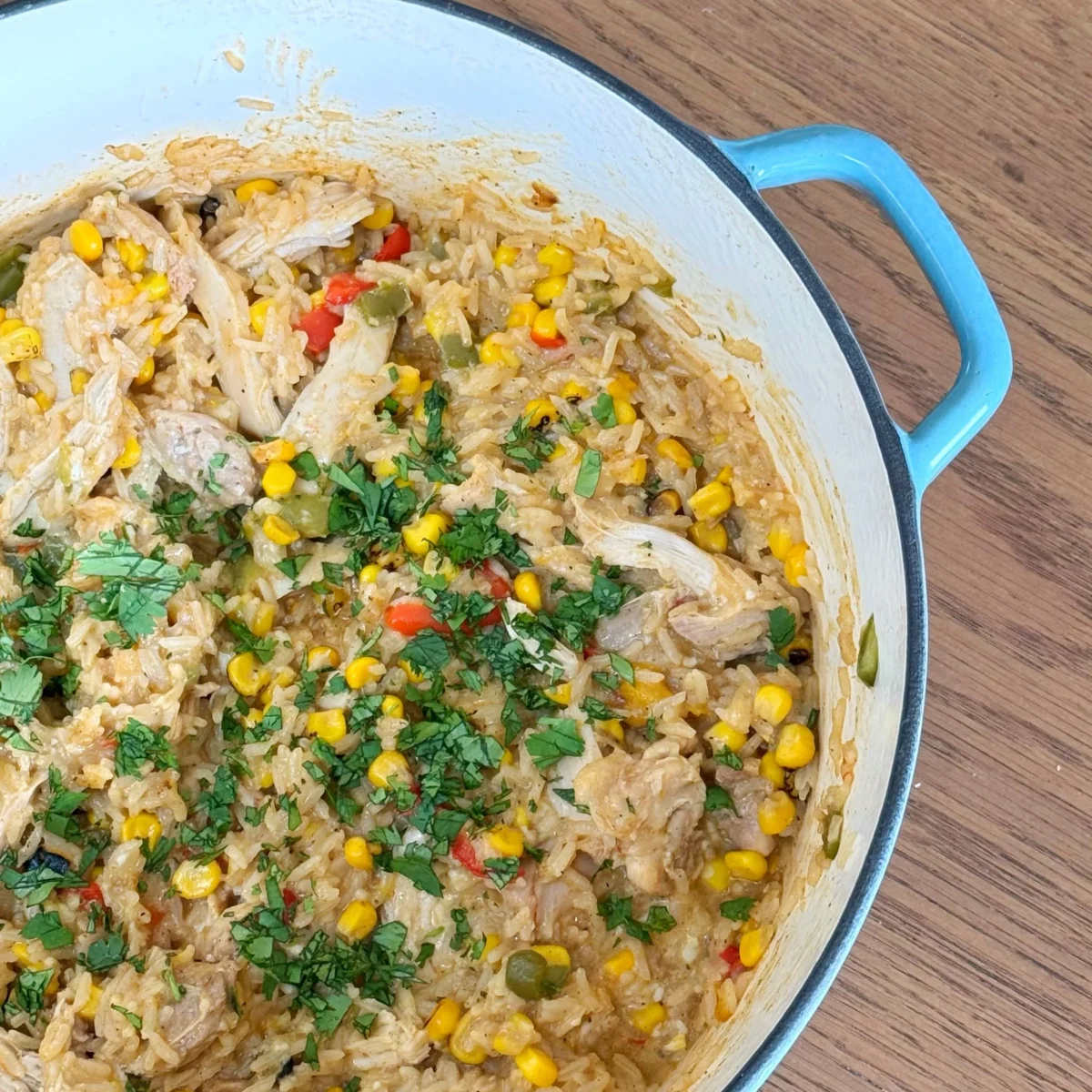 Chili Lime Chicken & Rice Skillet