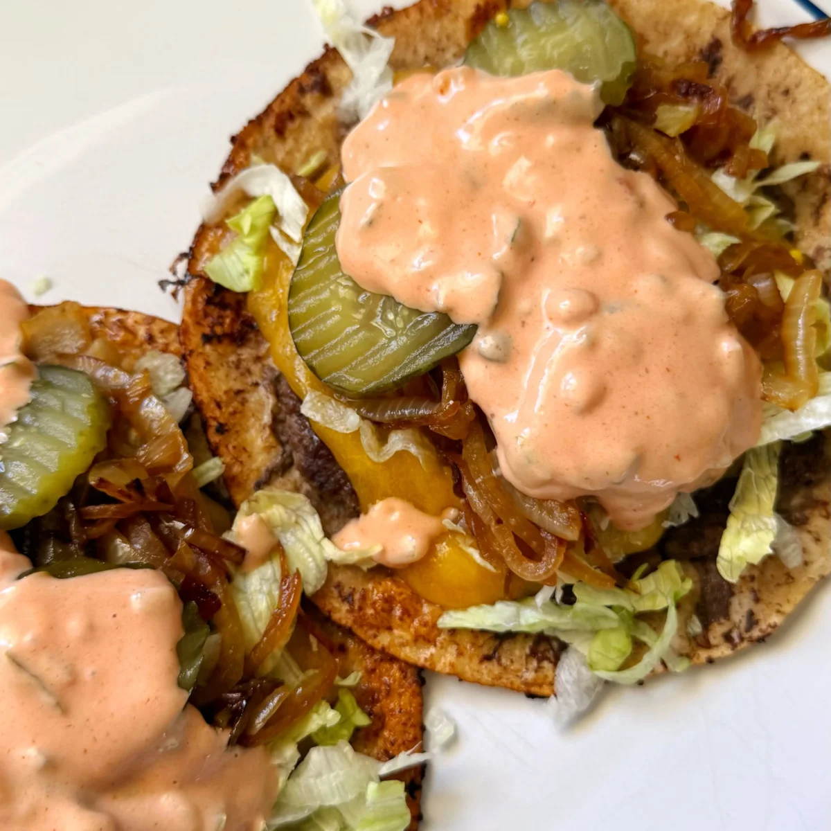 Smash Burger Tacos
