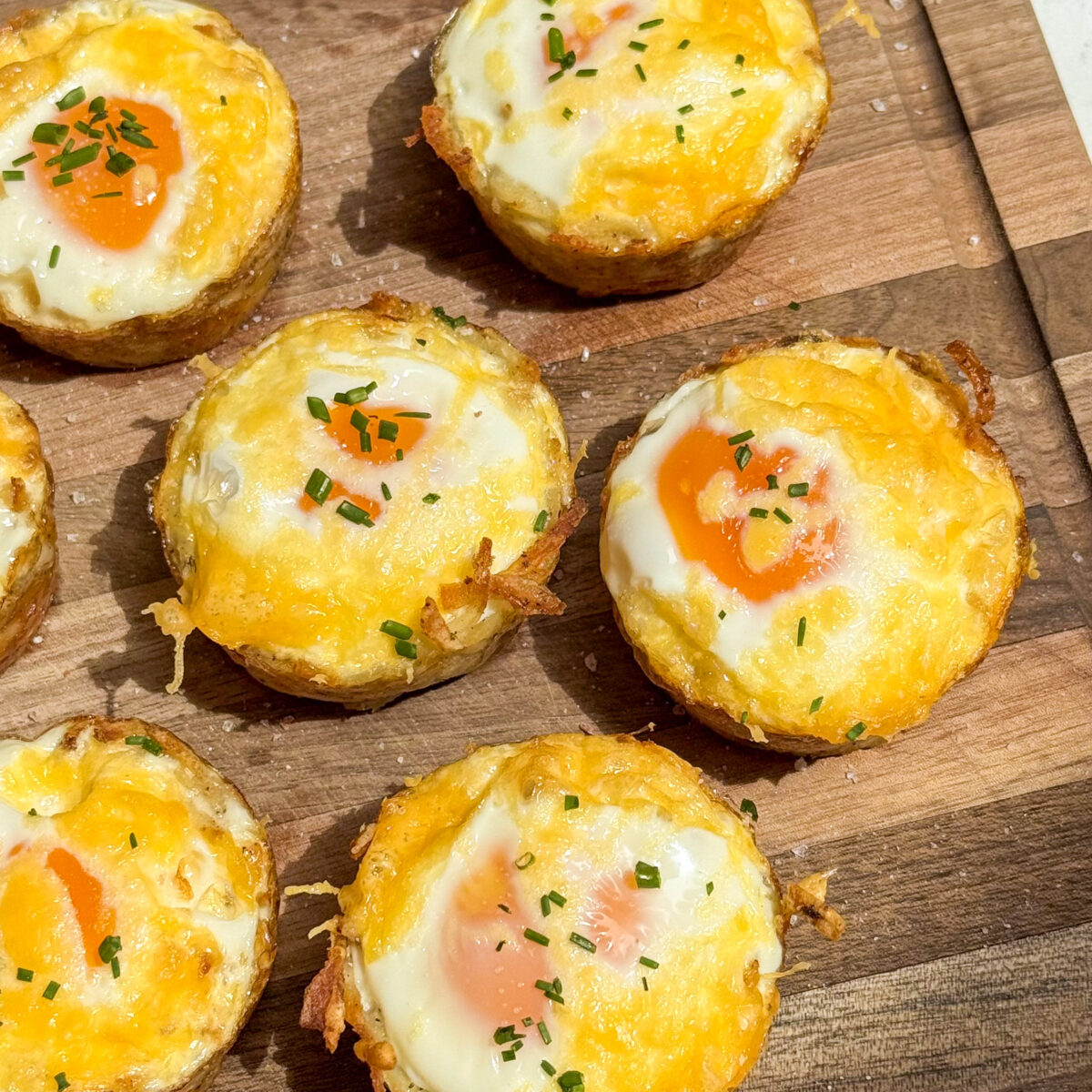 Hash Brown Egg Nests