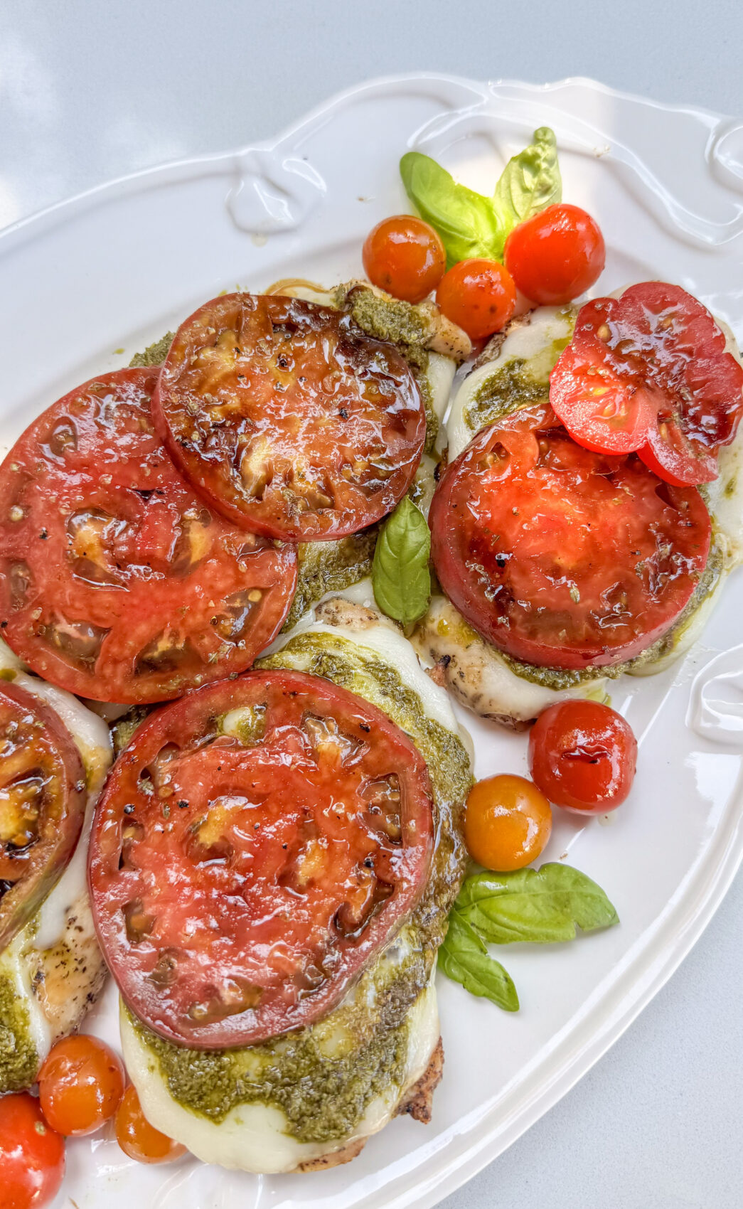 Heirloom Tomato Pesto Chicken