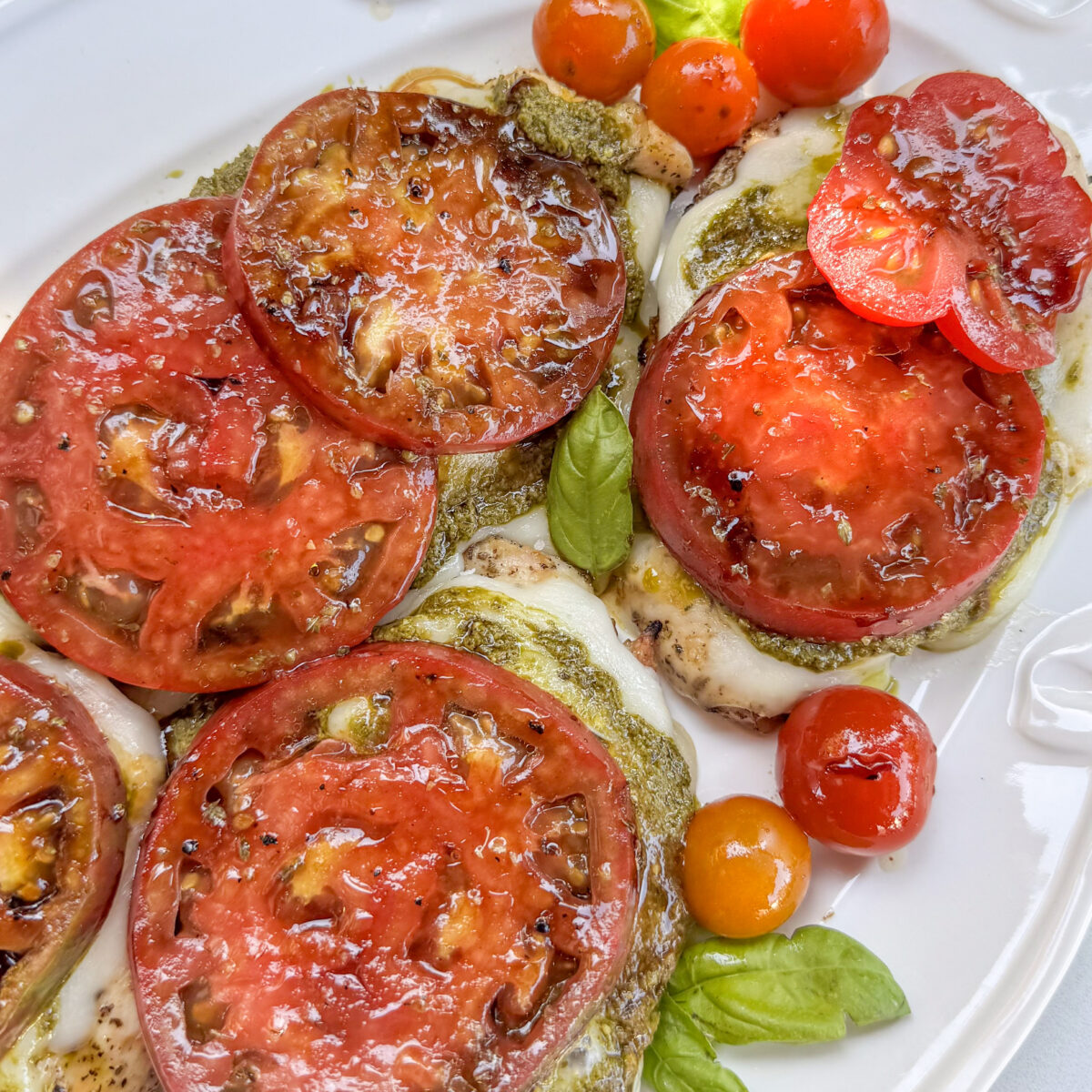 Heirloom Tomato Pesto Chicken