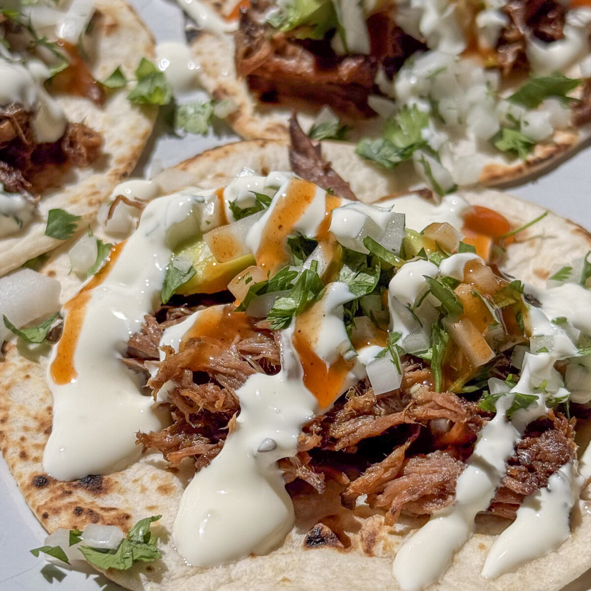 Crockpot Citrus Shredded Beef Tacos