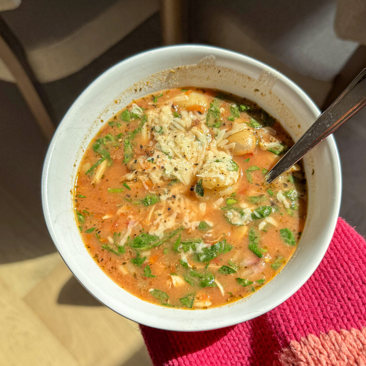 Crockpot Tuscan Chicken Soup