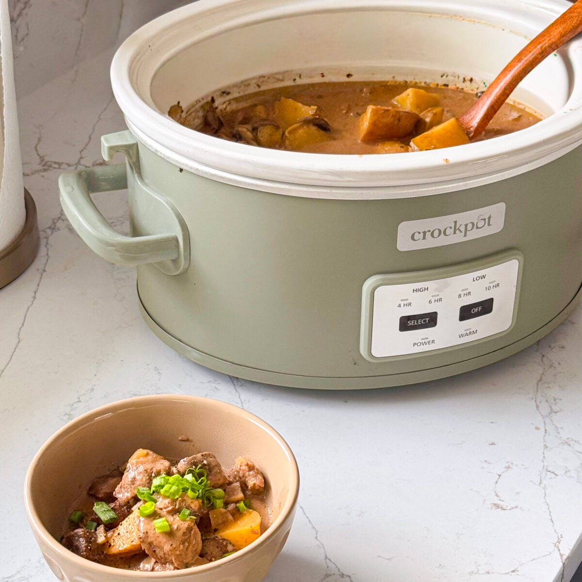 Crockpot Balsamic Beef and Potatoes