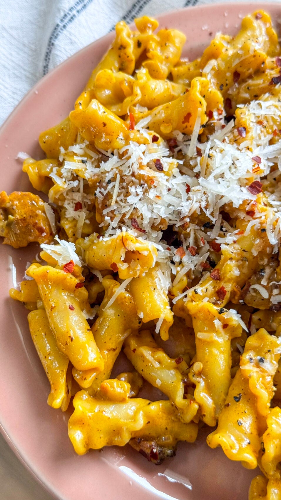Brown Butter Pumpkin Pasta